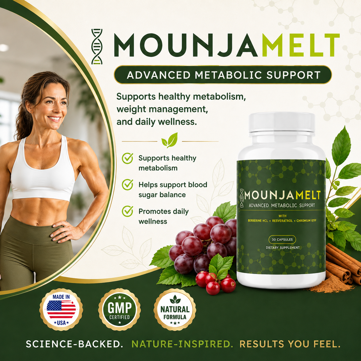 MounjaMelt supplement as part of a simple daily wellness routine